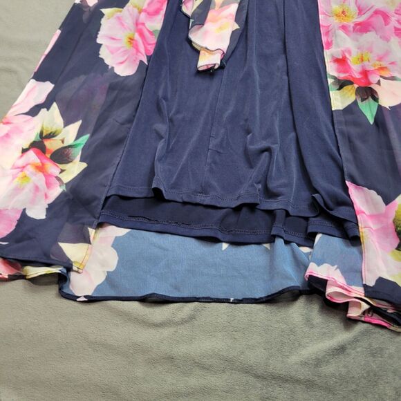 Floral Sleeveless Maxi Dress By Signature Robbie Bee XL Polyester & Spandex N - Picture 7 of 12